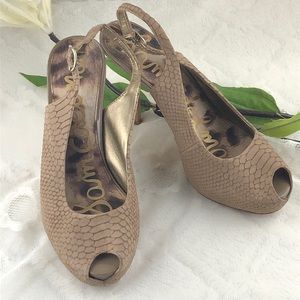 Sam Edelman Evelyn Slingback Pump Heels Shoes